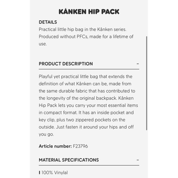 Fjallraven Kanken Hip Pack Bag Frost Green Waist Belt Unisex One Size Fanny Pack - Picture 2 of 11